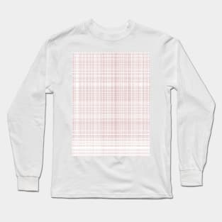 Thin Red Lines Grid Long Sleeve T-Shirt